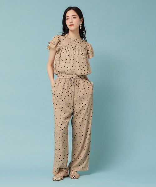 SunaUna / スーナウーナ シャツ・ブラウス | 【袖ラッフル/S~L】ドット柄ブラウス | 詳細7