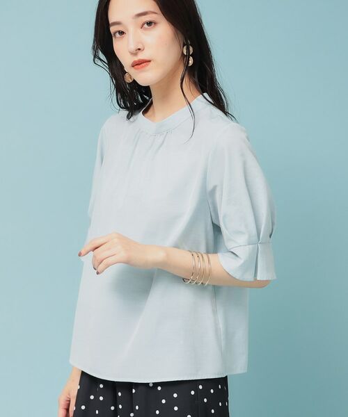 SunaUna / スーナウーナ シャツ・ブラウス | 【きれいめ／定番シルエット】スタンドネックブラウス | 詳細10