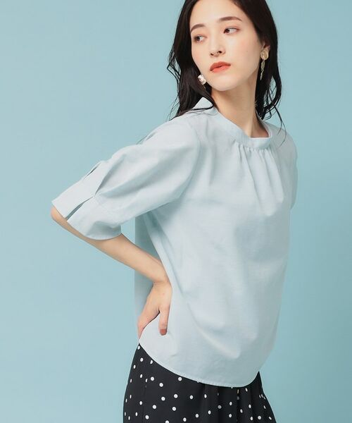 SunaUna / スーナウーナ シャツ・ブラウス | 【きれいめ／定番シルエット】スタンドネックブラウス | 詳細11