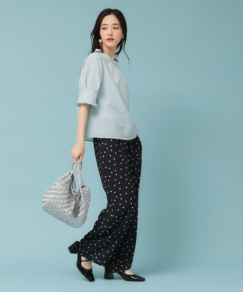 SunaUna / スーナウーナ シャツ・ブラウス | 【きれいめ／定番シルエット】スタンドネックブラウス | 詳細12