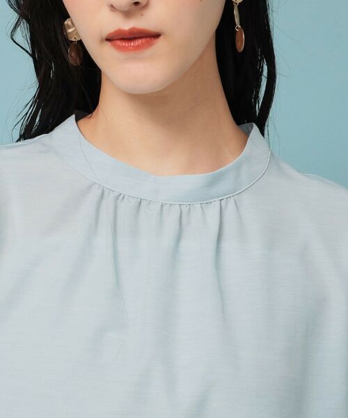 SunaUna / スーナウーナ シャツ・ブラウス | 【きれいめ／定番シルエット】スタンドネックブラウス | 詳細17