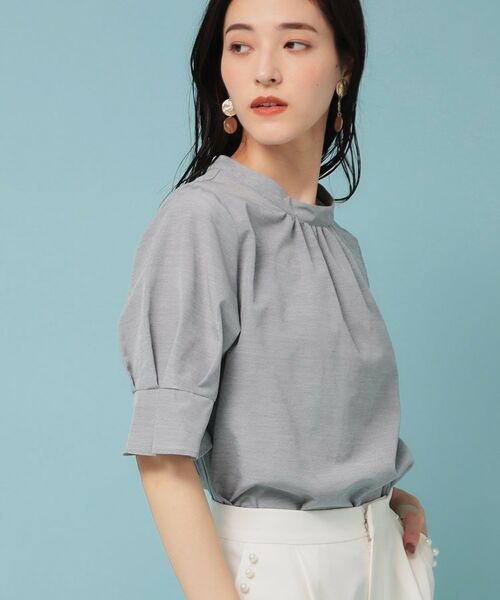 SunaUna / スーナウーナ シャツ・ブラウス | 【きれいめ／定番シルエット】スタンドネックブラウス | 詳細3