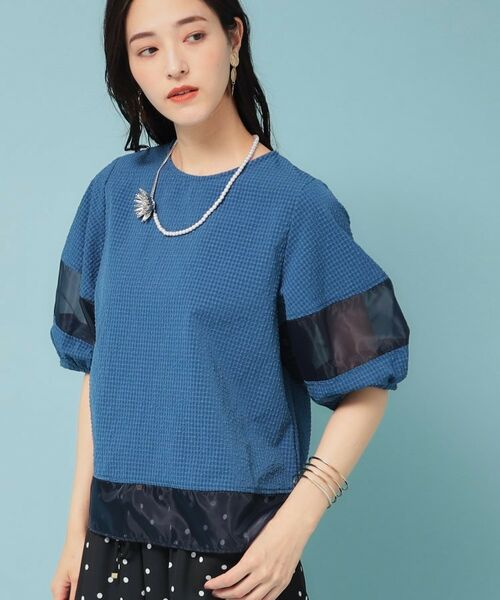SunaUna / スーナウーナ シャツ・ブラウス | 【7分袖／秋まで着られる】Tブラウス | 詳細9