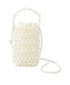 SunaUna / スーナウーナ ショルダーバッグ | 【スマホ収納可能／2Way】パール調ミニポシェット