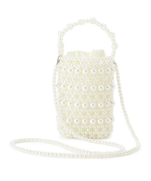 SunaUna / スーナウーナ ショルダーバッグ | 【スマホ収納可能／2Way】パール調ミニポシェット | 詳細3