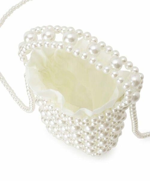 SunaUna / スーナウーナ ショルダーバッグ | 【スマホ収納可能／2Way】パール調ミニポシェット | 詳細5