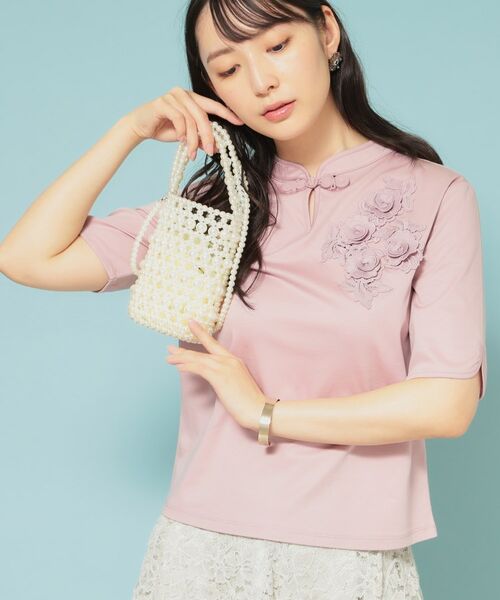 SunaUna / スーナウーナ ショルダーバッグ | 【スマホ収納可能／2Way】パール調ミニポシェット | 詳細9