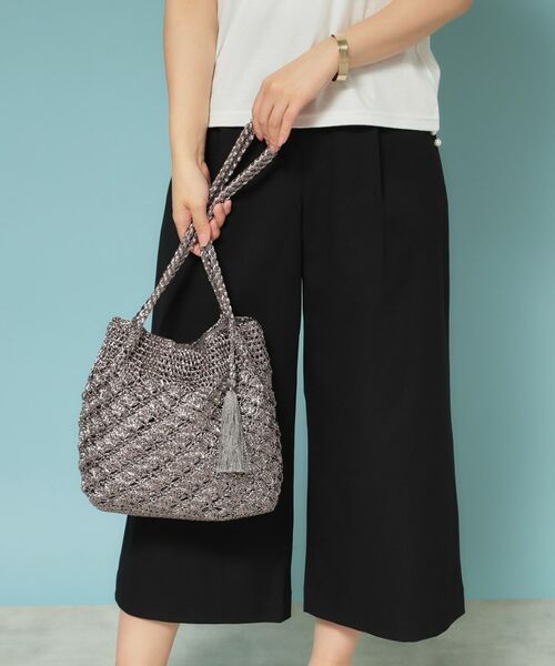 SunaUna / スーナウーナ トートバッグ | 【新色追加／肩掛け可能】メタリックトートバッグ | 詳細11