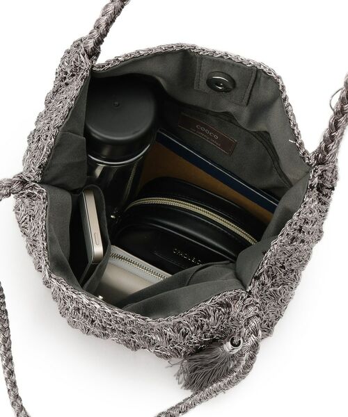 SunaUna / スーナウーナ トートバッグ | 【新色追加／肩掛け可能】メタリックトートバッグ | 詳細7