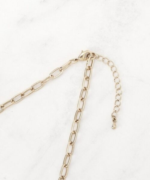 SunaUna / スーナウーナ ネックレス・ペンダント・チョーカー | 【フェイクパール付】フラワーモチーフショートネックレス | 詳細4