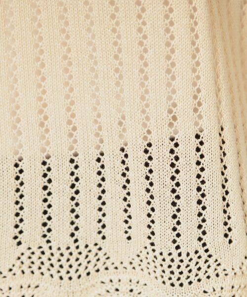 SunaUna / スーナウーナ ニット・セーター | 【新作／透かし柄／3色展開】スカラップニット | 詳細10