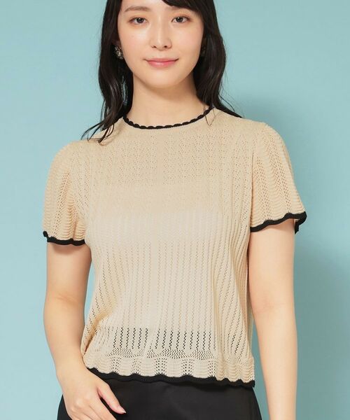 SunaUna / スーナウーナ ニット・セーター | 【新作／透かし柄／3色展開】スカラップニット | 詳細14