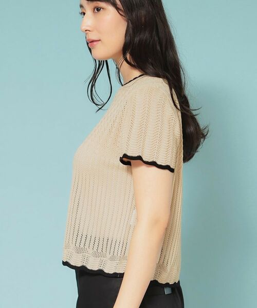 SunaUna / スーナウーナ ニット・セーター | 【新作／透かし柄／3色展開】スカラップニット | 詳細15