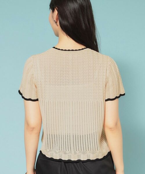 SunaUna / スーナウーナ ニット・セーター | 【新作／透かし柄／3色展開】スカラップニット | 詳細16
