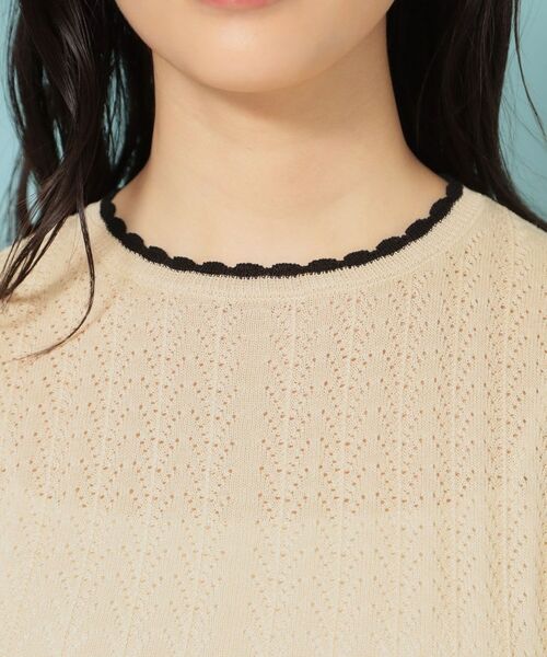 SunaUna / スーナウーナ ニット・セーター | 【新作／透かし柄／3色展開】スカラップニット | 詳細17