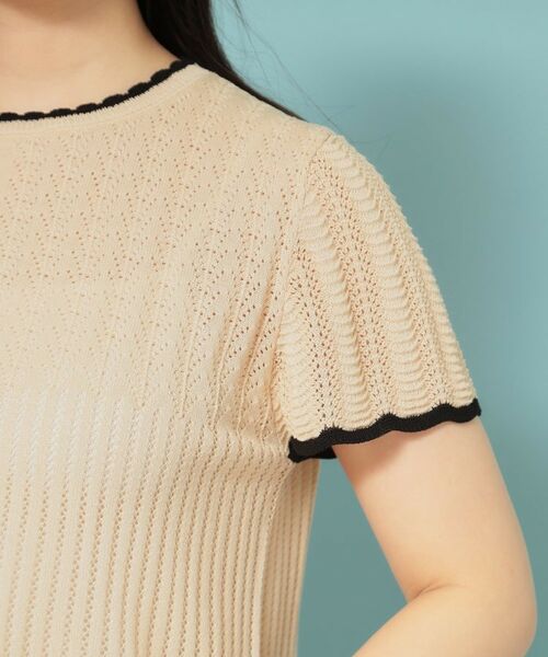 SunaUna / スーナウーナ ニット・セーター | 【新作／透かし柄／3色展開】スカラップニット | 詳細18