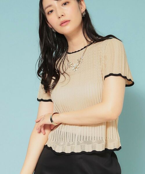 SunaUna / スーナウーナ ニット・セーター | 【新作／透かし柄／3色展開】スカラップニット | 詳細8