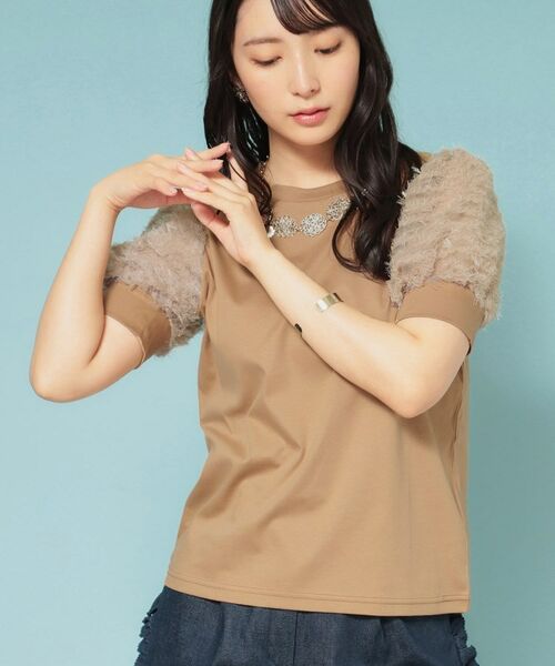 SunaUna / スーナウーナ カットソー | 【秋まで着られる／袖チュール】パフスリーブカットソー | 詳細10