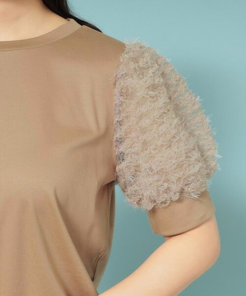 SunaUna / スーナウーナ カットソー | 【秋まで着られる／袖チュール】パフスリーブカットソー | 詳細17