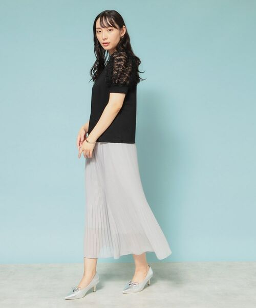 SunaUna / スーナウーナ カットソー | 【秋まで着られる／袖チュール】パフスリーブカットソー | 詳細3