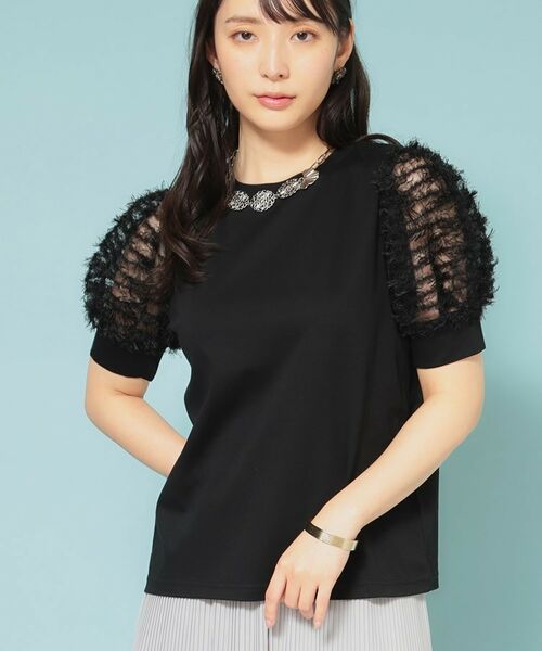 SunaUna / スーナウーナ カットソー | 【秋まで着られる／袖チュール】パフスリーブカットソー | 詳細7
