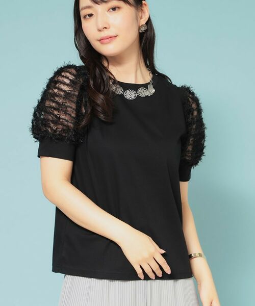 SunaUna / スーナウーナ カットソー | 【秋まで着られる／袖チュール】パフスリーブカットソー | 詳細8