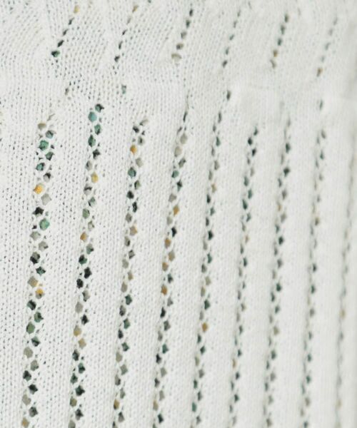 SunaUna / スーナウーナ カーディガン・ボレロ | 【新作／透かし柄／3色展開】スカラップカーディガン | 詳細7