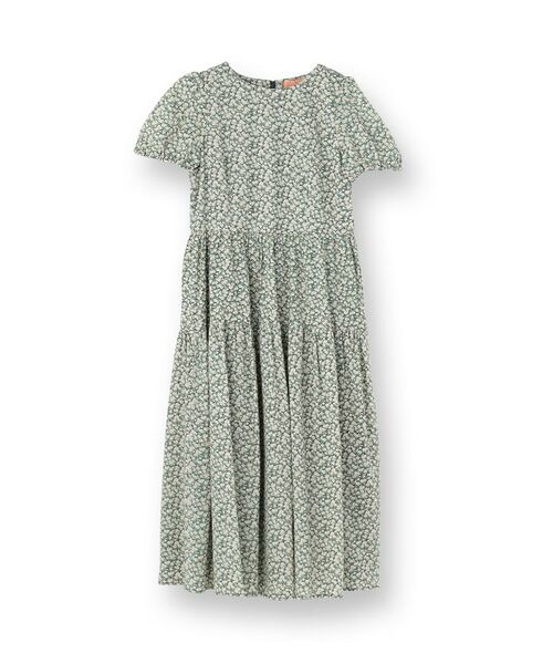 SunaUna / スーナウーナ ロング・マキシ丈ワンピース | 【Web限定カラー/リバティプリント】パフスリーブワンピース | 詳細1