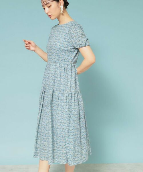 SunaUna / スーナウーナ ロング・マキシ丈ワンピース | 【Web限定カラー/リバティプリント】パフスリーブワンピース | 詳細15