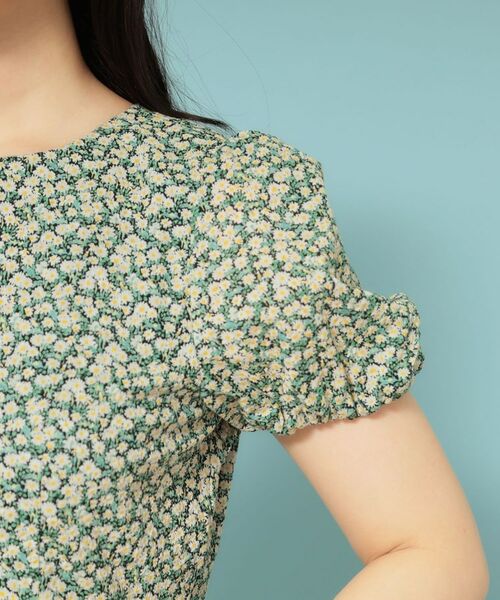 SunaUna / スーナウーナ ロング・マキシ丈ワンピース | 【花柄】パフスリーブワンピース | 詳細25