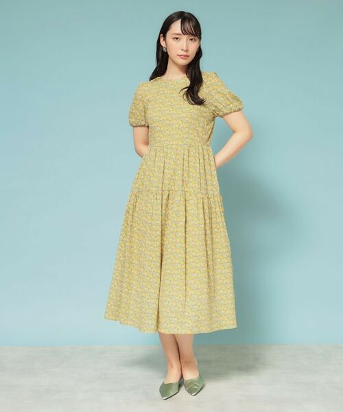 SunaUna / スーナウーナ ロング・マキシ丈ワンピース | 【Web限定カラー/リバティプリント】パフスリーブワンピース | 詳細8