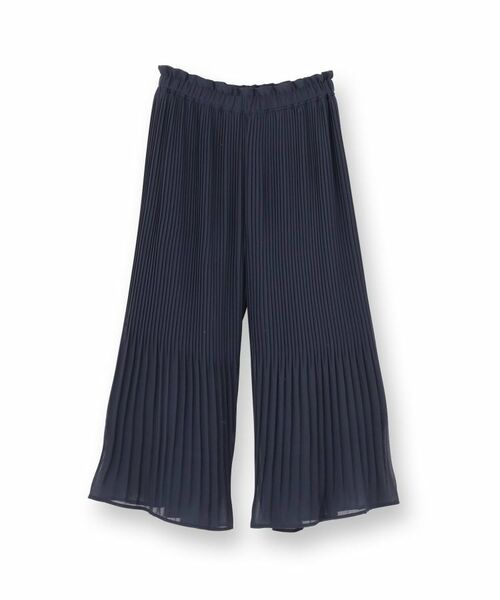 SunaUna / スーナウーナ ショート・ハーフ・半端丈パンツ | 【新色/ウエストゴム/ウォッシャブル】プリーツパンツ | 詳細1