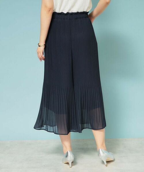 SunaUna / スーナウーナ ショート・ハーフ・半端丈パンツ | 【新色/ウエストゴム/ウォッシャブル】プリーツパンツ | 詳細11