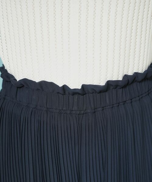 SunaUna / スーナウーナ ショート・ハーフ・半端丈パンツ | 【新色/ウエストゴム/ウォッシャブル】プリーツパンツ | 詳細12