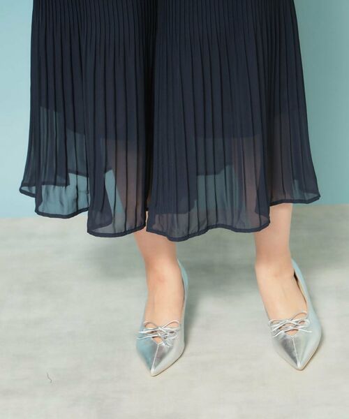 SunaUna / スーナウーナ ショート・ハーフ・半端丈パンツ | 【新色/ウエストゴム/ウォッシャブル】プリーツパンツ | 詳細13