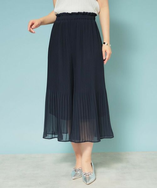 SunaUna / スーナウーナ ショート・ハーフ・半端丈パンツ | 【新色/ウエストゴム/ウォッシャブル】プリーツパンツ | 詳細9