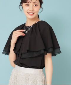 SunaUna / スーナウーナ シャツ・ブラウス | 【お顔周り華やか／秋まで着られる】ケープカラーブラウス