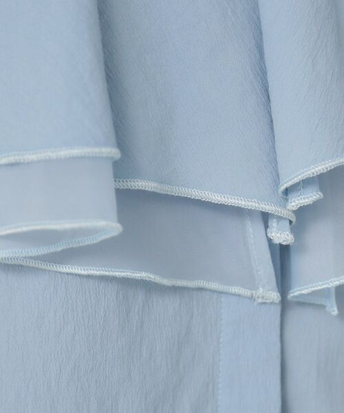 SunaUna / スーナウーナ シャツ・ブラウス | 【お顔周り華やか／秋まで着られる】ケープカラーブラウス | 詳細12