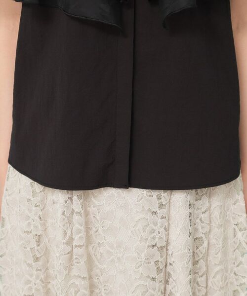 SunaUna / スーナウーナ シャツ・ブラウス | 【お顔周り華やか／秋まで着られる】ケープカラーブラウス | 詳細18