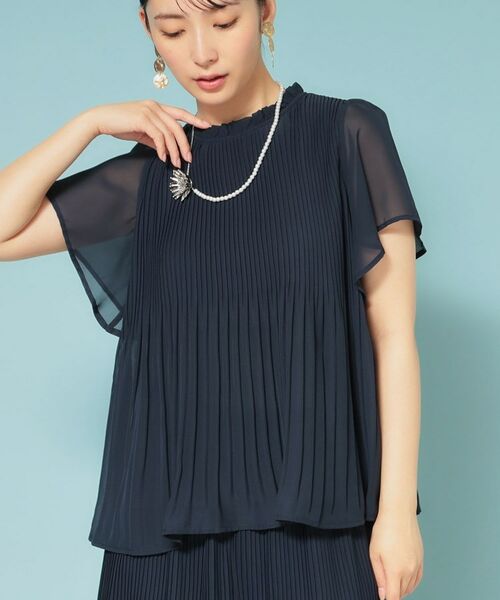 SunaUna / スーナウーナ シャツ・ブラウス | 【新作／プリーツ／フレアスリーブ】Aラインブラウス | 詳細11