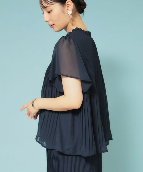 SunaUna / スーナウーナ シャツ・ブラウス | 【新作／プリーツ／フレアスリーブ】Aラインブラウス | 詳細15