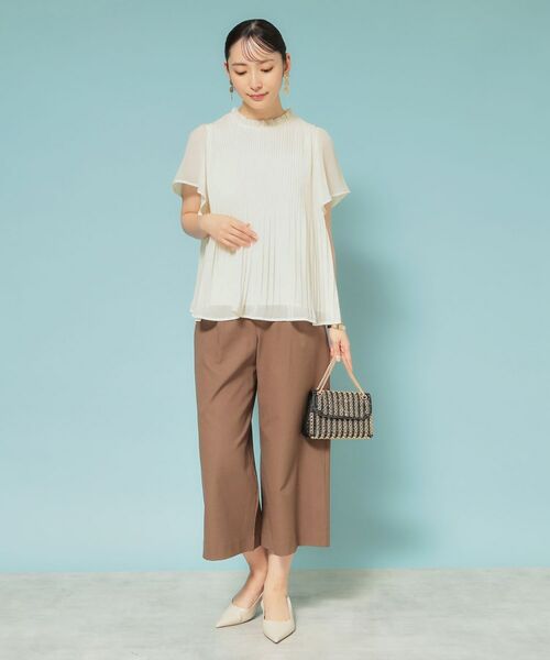 SunaUna / スーナウーナ シャツ・ブラウス | 【新作／プリーツ／フレアスリーブ】Aラインブラウス | 詳細2