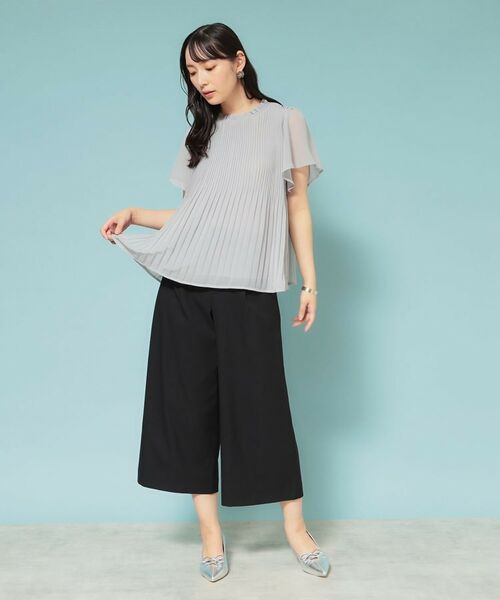 SunaUna / スーナウーナ シャツ・ブラウス | 【新作／プリーツ／フレアスリーブ】Aラインブラウス | 詳細4