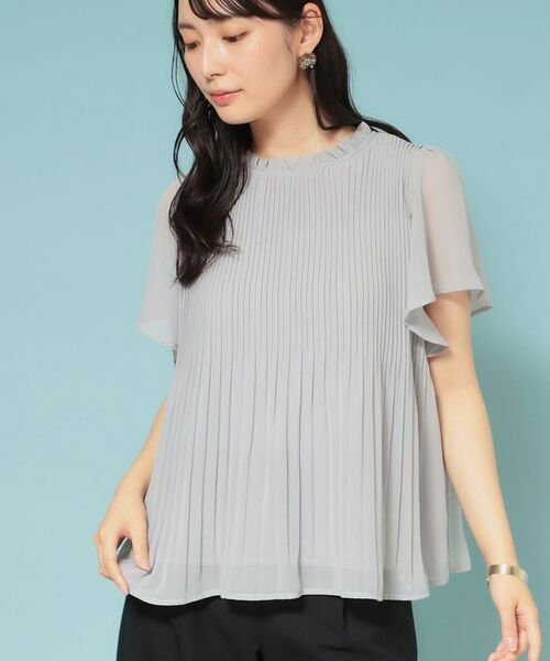 SunaUna / スーナウーナ シャツ・ブラウス | 【新作／プリーツ／フレアスリーブ】Aラインブラウス | 詳細9