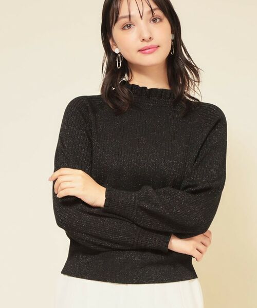 SunaUna / スーナウーナ ニット・セーター | 【COLLECTION LINE】フリルラメニット | 詳細10