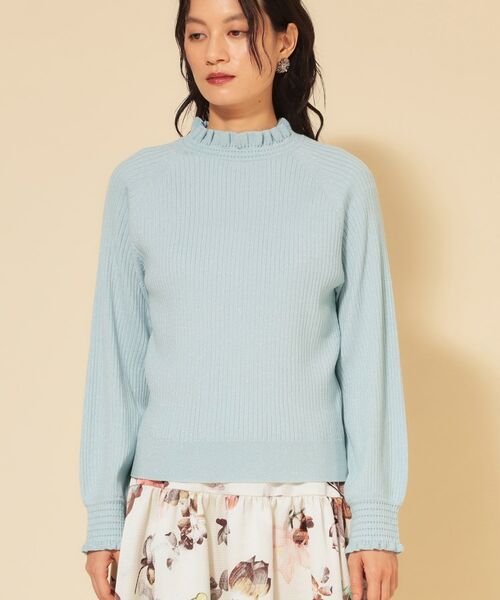 SunaUna / スーナウーナ ニット・セーター | 【COLLECTION LINE】フリルラメニット | 詳細14