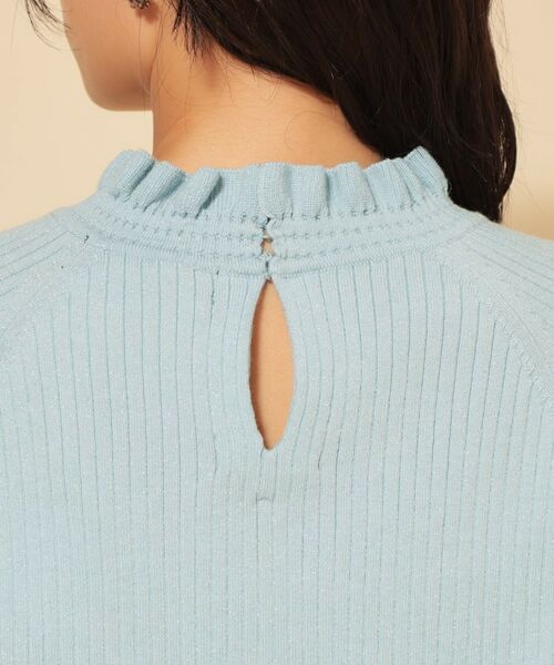 SunaUna / スーナウーナ ニット・セーター | 【COLLECTION LINE】フリルラメニット | 詳細18