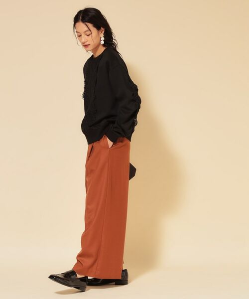 SunaUna / スーナウーナ カットソー | 【COLLECTION LINE】レース付プルオーバー | 詳細4