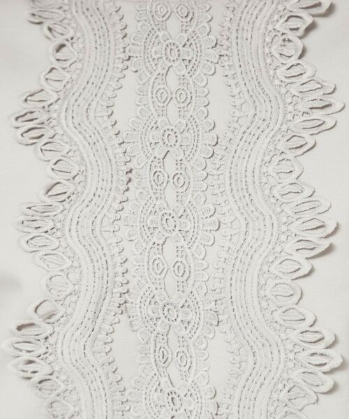 SunaUna / スーナウーナ カットソー | 【COLLECTION LINE】レース付プルオーバー | 詳細9