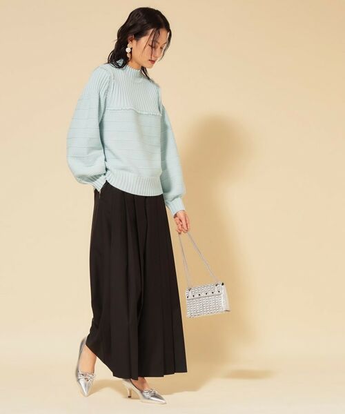 SunaUna / スーナウーナ ニット・セーター | 【COLLECTION LINE】編変化シフォンニット | 詳細12